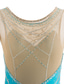 cheap Figure Skating Dresses-Figure Skating Dress Women&#039;s Girls&#039; Ice Skating Dress Yan pink Aegean Blue White Patchwork Mesh Spandex Practice Competition Skating Wear Handmade Jeweled Rhinestone Sleeveless Ice Skating Figure
