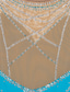 cheap Figure Skating Dresses-Figure Skating Dress Women&#039;s Girls&#039; Ice Skating Dress Yan pink Aegean Blue White Patchwork Mesh Spandex Practice Competition Skating Wear Handmade Jeweled Rhinestone Sleeveless Ice Skating Figure