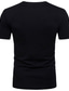 billiga V-hals-Herr T-shirts T-shirt Skjorta Sommar Kortärmad Grafisk Solid färg V-hals Dagligen Kläder Kläder Grundläggande Ledigt Streetwear Vit Svart Ljusgrå