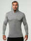 cheap Basic Hoodie Sweatshirts-Men&#039;s Hoodie Sweatshirt Long Sleeve Top Winter Spandex Breathable Quick Dry Soft Gym Workout Running Sportswear Activewear Solid Colored White Black Grey / Stretchy