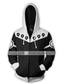abordables sweats à capuche 3d pour hommes-inspiré par naruto akatsuki hatake kakashi uchiha sasuke ninja à capuche japonais anime costume dessin animé à capuche pour femmes/hommes