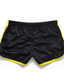 billiga Casual shorts-sportiga shorts för män lediga aktiva shorts sport utomhusgym löparshorts som andas fitness färgblock kort rosa/rosa vinröd/vingul grön kungsblå/sommar
