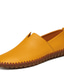 Χαμηλού Κόστους Ανδρικά Φορετά &amp; Μοκασίνια-Ανδρικά Μοκασίνια &amp; Ευκολόφορετα Δερμάτινα παπούτσια Παπούτσια οδήγησης Καλοκαιρινά Loafers Καθημερινό Στυλ Παραλίας Καθημερινά Δέρμα Μαύρο Κίτρινο Σκούρο μπλε Άνοιξη Καλοκαίρι