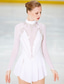cheap Figure Skating Dresses-Figure Skating Dress Women&#039;s Girls&#039; Ice Skating Dress Outfits Light Yellow White Pink Open Back Mesh Spandex High Elasticity Competition Skating Wear Handmade Ice Skating Figure Skating