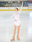cheap Figure Skating Dresses-Figure Skating Dress Women&#039;s Girls&#039; Ice Skating Dress Outfits Light Yellow White Pink Open Back Mesh Spandex High Elasticity Competition Skating Wear Handmade Ice Skating Figure Skating