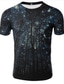 cheap Men&#039;s 3D T-shirts-Men&#039;s T shirt Tee Shirt 1950s Black Galaxy Graphic 3D Print Plus Size Round Neck Print Clothing Clothes 1950s