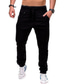 levne Jogger kalhoty-pánské ležérní jogger kalhoty tepláky kalhoty denní kalhoty jednobarevné celopropínací elastický pas stahovací šňůrka s boční kapsou armádní zelená šedá khaki černá