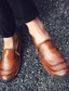 זול נעלי בד ומוקסינים לגברים-בגדי ריקוד גברים נעליים נעליים ללא שרוכים עור יום יומי קומפורט אביב קיץ