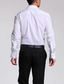 billige Pæne skjorter-Herre Skjorte Jakkesætsskjorter Lys Lyserød Sort Hvid Lyserød Rød Langærmet Tøj