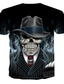 cheap Men&#039;s 3D T-shirts-Men&#039;s T shirt Tee Shirt Designer Casual Punk &amp; Gothic Summer Short Sleeve Black Graphic 3D Skull Print Round Neck Street Casual Print Clothing Clothes Designer Casual Punk &amp; Gothic