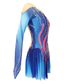 billige Figur skating kjoler-Kjole til kunstløp Dame Jente Skøyteløp Kjoler Drakter Yan Rosa Lilla Hvit / Hvit Åben Ryg Spandex Høy Elastisitet Trening Skøyteklær Håndlaget Ensfarget Klassisk Krystall / Rhinstein Langermet