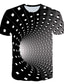 voordelige 3D T-shirts voor mannen-Voor heren T-shirt Ontwerper Basic Streetwear Zomer Korte mouw Groen Zwart Paars Geel Marine Blauw Rood Grafisch 3D Print Print Ronde hals Uitgaan 3D Afdrukken Kleding Kleding Ontwerper Basic