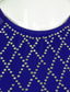 cheap Figure Skating Dresses-Figure Skating Dress Women's Girls' Ice Skating Dress Outfits Burgundy Royal Blue Blue Patchwork Mesh Spandex High Elasticity Practice Professional Competition Skating Wear Handmade Crystal