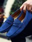 cheap Men&#039;s Slip-ons &amp; Loafers-Men&#039;s Loafers &amp; Slip-Ons Suede Shoes Dress Shoes Moccasin Comfort Shoes Outdoor Daily Walking Shoes Mesh Chiffon Wine Light Brown Green / Blue Fall Spring Summer