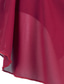 cheap Figure Skating Dresses-Figure Skating Dress Women's Girls' Ice Skating Dress Outfits Burgundy Royal Blue Blue Patchwork Mesh Spandex High Elasticity Practice Professional Competition Skating Wear Handmade Crystal