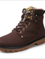 cheap Men&#039;s Boots-Men&#039;s Boots Snow Boots Combat Boots Work Boots Daily Hiking Shoes Cowhide Mid-Calf Boots Black Brown Yellow Winter