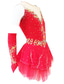 cheap Figure Skating Dresses-Figure Skating Dress Women&#039;s Girls&#039; Ice Skating Dress Outfits White / White Yellow &amp; Yellow Dark Purple Open Back Mesh Spandex Training Competition Skating Wear Handmade Crystal / Rhinestone Ice