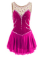 cheap Figure Skating Dresses-Figure Skating Dress Women&#039;s Girls&#039; Ice Skating Dress Yan pink Aegean Blue White Patchwork Mesh Spandex Practice Competition Skating Wear Handmade Jeweled Rhinestone Sleeveless Ice Skating Figure