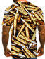 voordelige 3D T-shirts voor mannen-Voor heren T-shirt Overhemd Ontwerper Zomer Grafisch Machine Grote maten Korte mouw Ronde hals Dagelijks Afdrukken Kleding Kleding Ontwerper Basic Goud