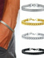 Χαμηλού Κόστους Men&#039;s Trendy Jewelry-Ανδρικά Βραχιόλι vintage Βραχιόλι Σκουλαρίκια / βραχιόλι Κλασσικό Τυχερός Μοντέρνα Βίντατζ Κλασσικό Πανκ Μοντέρνο Τιτάνιο Ατσάλι Βραχιόλι Κοσμήματα Ασημί / Χρυσό / Μαύρο Για