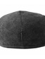 halpa Miesten hatut-miesten perusbarettihattu raidallinen hattu / syksy vintage litteä lippalakki ajo metsästyslakki lehtipoikahattu