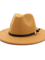 Недорогие Мужские головные уборы-Универсальные Шляпа Панама Однотонный Черный