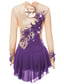 cheap Figure Skating Dresses-Figure Skating Dress Women&#039;s Girls&#039; Ice Skating Dress Outfits Light Purple Yan pink Violet Spandex High Elasticity Practice Skating Wear Handmade Fashion Long Sleeve Ice Skating Winter Sports Figure