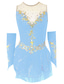 cheap Figure Skating Dresses-Figure Skating Dress Women&#039;s Girls&#039; Ice Skating Dress Outfits White / White Yellow &amp; Yellow Dark Purple Open Back Mesh Spandex Training Competition Skating Wear Handmade Crystal / Rhinestone Ice