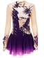 cheap Figure Skating Dresses-Figure Skating Dress Women&#039;s Girls&#039; Ice Skating Dress Outfits Light Purple Yan pink Violet Spandex High Elasticity Practice Skating Wear Handmade Fashion Long Sleeve Ice Skating Winter Sports Figure