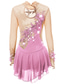 cheap Figure Skating Dresses-Figure Skating Dress Women&#039;s Girls&#039; Ice Skating Dress Outfits Light Purple Yan pink Violet Spandex High Elasticity Practice Skating Wear Handmade Fashion Long Sleeve Ice Skating Winter Sports Figure