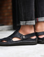 cheap Men&#039;s Sandals-Men&#039;s Sandals Comfort Shoes Casual Beach Walking Shoes Cowhide Breathable Dark Brown Black Brown Spring Summer