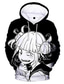 abordables hoodies graphiques-Inspiré par Cosplay My Hero Academia Bakugou Katsuki Costume de Cosplay Sweat à capuche Pur coton Imprimé Imprimé Fantaisie Sweat à capuche Pour Femme / Homme