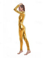 billiga Glansig-Zentai-kostymer Cosplay-kostym Kattdräkt Karnevalsdräkt Helkroppsdräkt Herr Dam Kön Solid färg Latex Spandex Lycra Kostym för Jul Halloween Karnival Vuxna