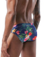 cheap Men&#039;s Swimwear &amp; Beach Shorts-Men&#039;s Briefs Lace up Print Swimsuit Floral Tropical Animal Sporty Basic Green Black Pink / Bikini / Beach Bottom