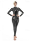 billiga Glansig-Zentai-kostymer Cosplay-kostym Kattdräkt Karnevalsdräkt Helkroppsdräkt Herr Dam Kön Solid färg Latex Spandex Lycra Kostym för Jul Halloween Karnival Vuxna