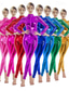 billiga Glansig-Zentai-kostymer Cosplay-kostym Kattdräkt Karnevalsdräkt Helkroppsdräkt Herr Dam Kön Solid färg Latex Spandex Lycra Kostym för Jul Halloween Karnival Vuxna