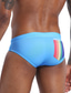 cheap Men&#039;s Swimwear &amp; Beach Shorts-Men&#039;s Briefs Lace up Print Swimsuit Solid Colored Abstract Tropical Sporty Basic Light Blue White Black / Bikini / Beach Bottom