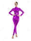 billiga Glansig-Zentai-kostymer Cosplay-kostym Kattdräkt Karnevalsdräkt Helkroppsdräkt Herr Dam Kön Solid färg Latex Spandex Lycra Kostym för Jul Halloween Karnival Vuxna