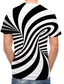 billige 3D-herreskjorter-Herre T-shirt Skjorte Designer Sommer Grafisk Kortærmet Rund hals Daglig Trykt mønster Tøj Tøj Designer Hvid Grøn Orange
