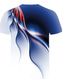 ieftine Tricouri 3D Bărbați-Bărbați Tricou Tricouri De Bază Șic Stradă Exagerat Vară Manșon scurt Trifoi Alb Albastru piscină Mov Grafic Abstract Imprimeu Rotund Casual Zilnic Imprimeu Îmbrăcăminte Îmbrăcăminte De Bază Șic