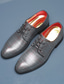 رخيصةأون أحذية أوكسفورد للرجال-رجالي أوكسفورد كاجوال كلاسيكي مناسب للبس اليومي المكتب &amp; الوظيفة جلد ظبي غير الانزلاق ارتداء إثبات أسود أبيض الخريف الصيف
