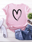 Χαμηλού Κόστους Γυναικεία T-Shirts-Γυναικεία Μπλουζάκι Υψηλής Ποιότητας Καλοκαίρι Κοντομάνικο Λευκό Ανθισμένο Ροζ Κίτρινο Πράσινο Ανοικτό Κρασί Πράσινο Χακί Πεταλούδα Αφηρημένο Σχέδιο Καυτή σφράγιση Στρογγυλή Λαιμόκοψη Καθημερινά
