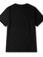 billige T-shirts til kvinde-Dame T-shirt Sommerfugl Grafiske tryk Rund hals Basale Toppe Løstsiddende Sort / 3D-udskrivning