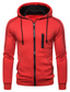 cheap Basic Hoodie Sweatshirts-Men&#039;s Hoodie Basic Solid Colored Black Red White Navy Blue Green Hooded Clothing Clothes Regular Fit
