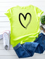 halpa Naisten T-paidat-Naisten T-paita Suunnittelija Kesä Lyhythihainen Valkoinen Punastuvan vaaleanpunainen Keltainen Vaalean vihreä Viini Armeijan vihreä Perhonen Abstrakti Design Kuuma leimaaminen Pyöreä kaula-aukko