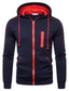 cheap Basic Hoodie Sweatshirts-Men&#039;s Hoodie Basic Solid Colored Black Red White Navy Blue Green Hooded Clothing Clothes Regular Fit