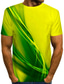 preiswerte T-Shirts für Herren mit 3D-Druck-Herren Hemd Tee T Shirt Designer Sommer Kurzarm Graphic Print Rundhalsausschnitt Täglich Ausgehen Bedruckt Kleidung Designer Strassenmode Grün Blau Gold