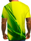 tanie T-shirty 3D męskie-Męskie Koszula Koszulki Podkoszulek Designerskie Lato Krótki rękaw Graficzny Nadruk Okrągły dekolt Codzienny Wyjściowe Nadruk Odzież Odzież Designerskie Moda miejska Zielony Niebieski Złoty