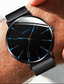 preiswerte Uhren-Armbanduhr Quarzuhren für Herren Analog Quarz Formaler Stil Stilvoll Modisch Armbanduhren für den Alltag Edelstahl Edelstahl
