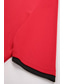 Недорогие классическое поло-мужская рубашка для гольфа цветные блоки отложной повседневные повседневные уличные виды спорта топы на пуговицах с короткими рукавами классика черный / красный белый черный / лето удобный